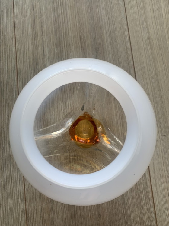 Image 1 of Seltene, alte Mazzega Murano Pendelleuchte mit 5 Kugeln