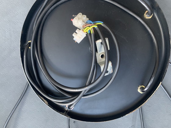 Image 1 of Seltene, alte Mazzega Murano Pendelleuchte mit 5 Kugeln