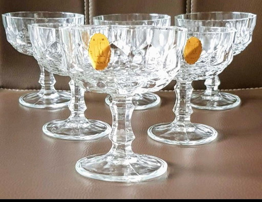 Champagnerschalen, Italien Vintage Neu!