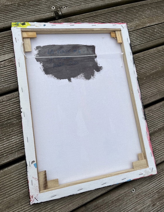 Image 1 of Messer-Acryl Auf bespanntem Keilrahmen.