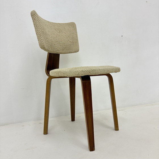 Image 1 of Satz von 4 Mid Century Modern Cor Alons Sperrholz Esszimmerstuhl Dutch Design , 1960S