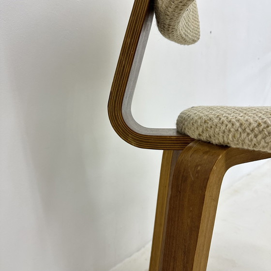 Image 1 of Satz von 4 Mid Century Modern Cor Alons Sperrholz Esszimmerstuhl Dutch Design , 1960S