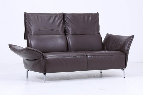 Image 1 of Koinor Designer Sofa - Leder Couch Koinor Vanda E 2 - 2,5 Sitzer Dunkel Braun