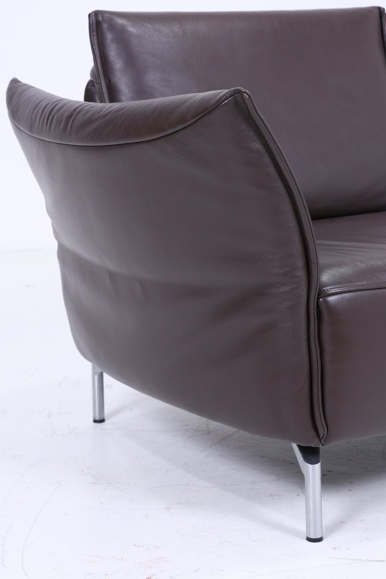 Image 1 of Koinor Designer Sofa - Leder Couch Koinor Vanda E 2 - 2,5 Sitzer Dunkel Braun