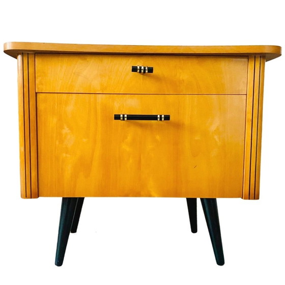 Image 1 of Paar Nachttische im dänischen Mid Century Design, glänzend 1950er Jahre