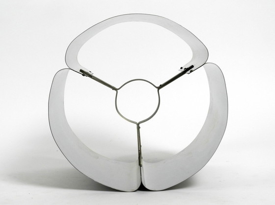 Image 1 of Einzigartige schwere, riesige Xxl 1970S Metall Chrom Tischlampe mit Metallschirm | Höhe 75 cm | 29,5"