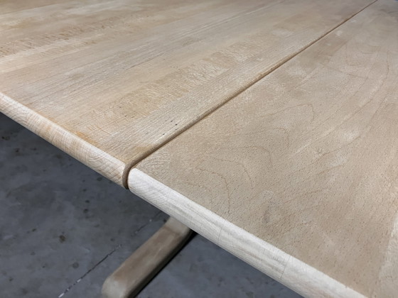 Image 1 of Dänisches Design Buche Esstisch Oval Ausziehbar