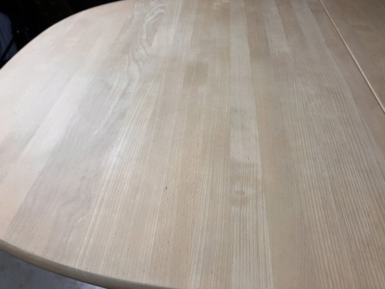 Image 1 of Dänisches Design Buche Esstisch Oval Ausziehbar