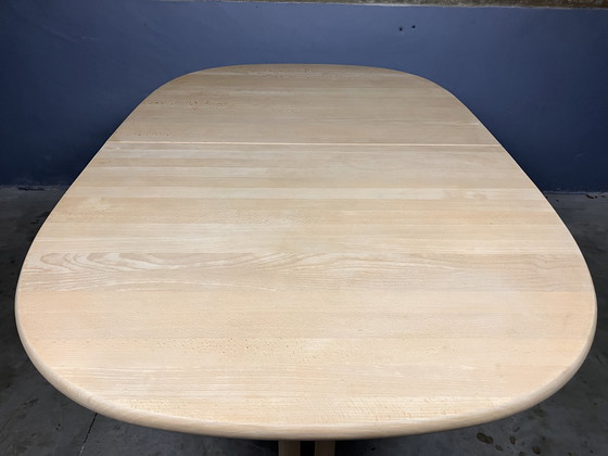 Image 1 of Dänisches Design Buche Esstisch Oval Ausziehbar