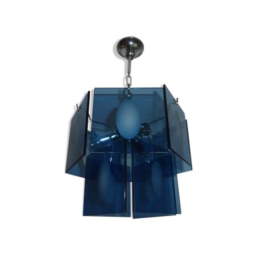 Vintage-Pendelleuchte von Gino Visotsi Murano