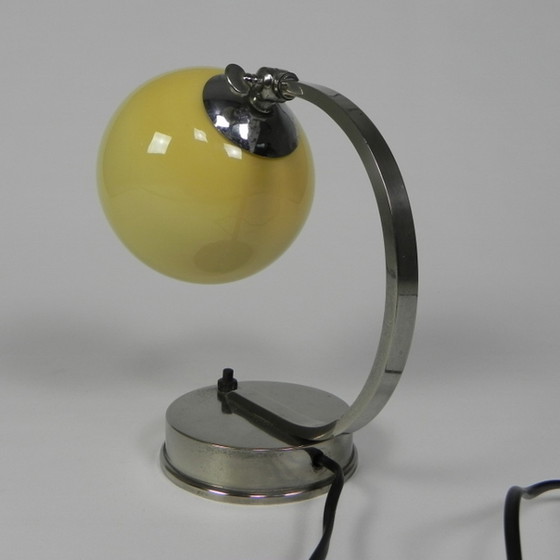 Image 1 of Vintage Schreibtischlampe mit Glaskugel