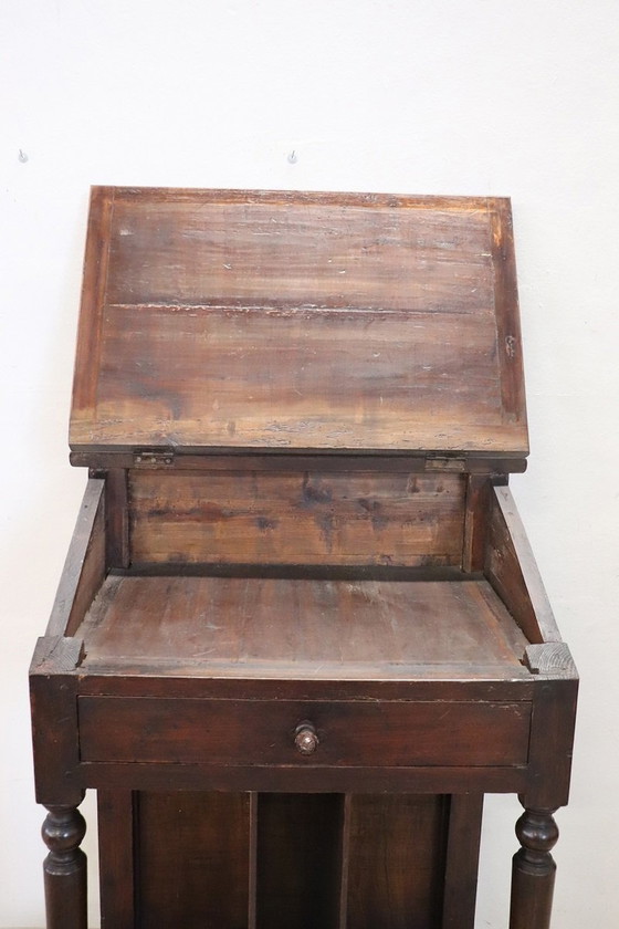 Image 1 of Antikes Schreib- und Lesepult aus Pappelholz, Italien 19.