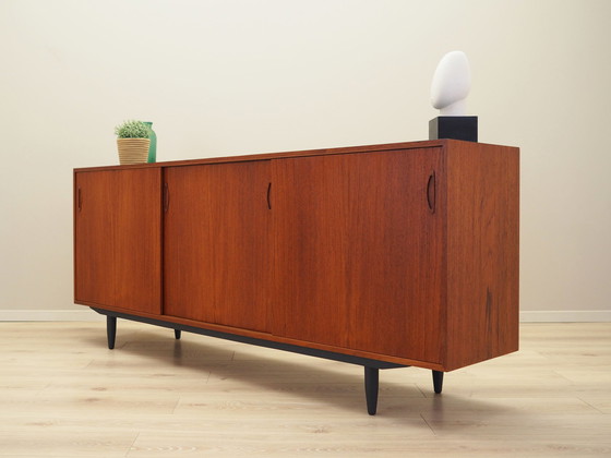 Image 1 of Anrichte aus Teakholz, Dänisches Design, 1970er Jahre, Produktion: Dänemark