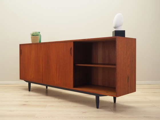 Image 1 of Anrichte aus Teakholz, Dänisches Design, 1970er Jahre, Produktion: Dänemark