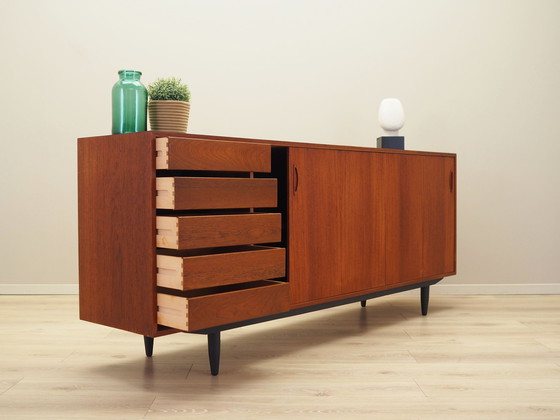 Image 1 of Anrichte aus Teakholz, Dänisches Design, 1970er Jahre, Produktion: Dänemark