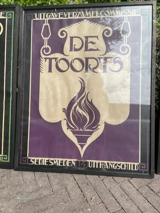 Image 1 of Schöner gerahmter Schuldruck/Werbedruck