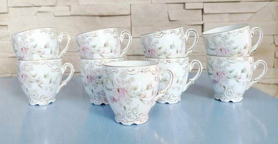 Image 1 of Frühstücksset, K&As Porzellan, Rosenthal Pompadour Von 1937-39