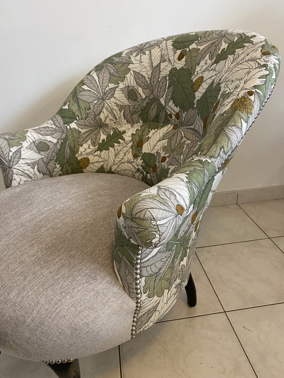 Image 1 of Antiker Sessel Kröte Vollständig neu gemacht