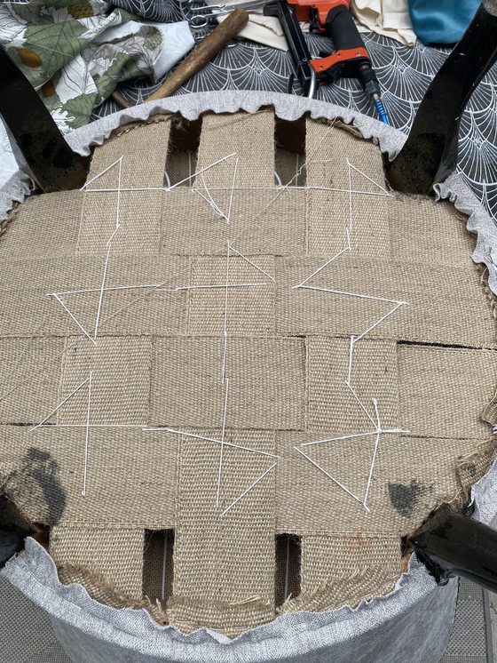 Image 1 of Antiker Sessel Kröte Vollständig neu gemacht