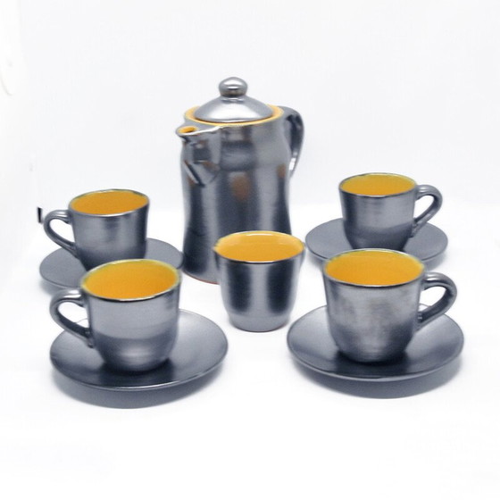 Image 1 of Vintage-Keramik-Kaffeeservice von Siegfried Gramann für Topferei Römhild, Deutschland 1960