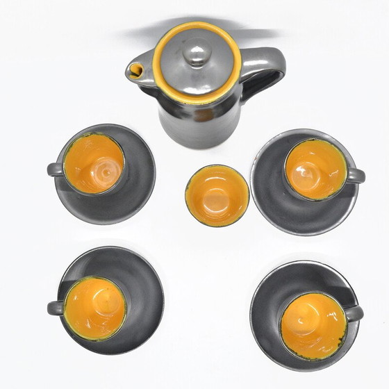 Image 1 of Vintage-Keramik-Kaffeeservice von Siegfried Gramann für Topferei Römhild, Deutschland 1960