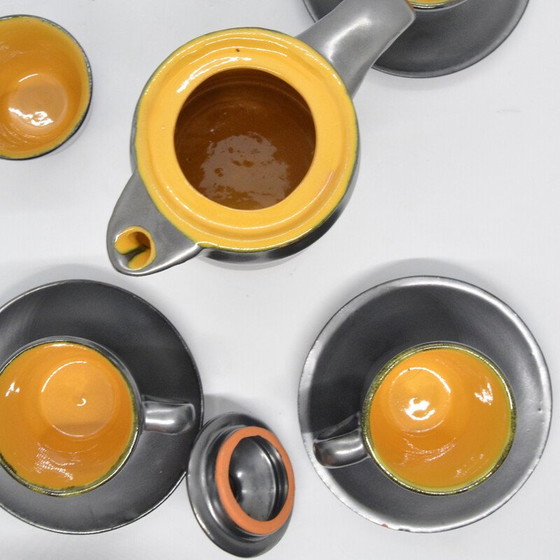 Image 1 of Vintage-Keramik-Kaffeeservice von Siegfried Gramann für Topferei Römhild, Deutschland 1960