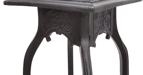 Image 1 of Schwarzer Sattel Mit Marmorplatte, 1900