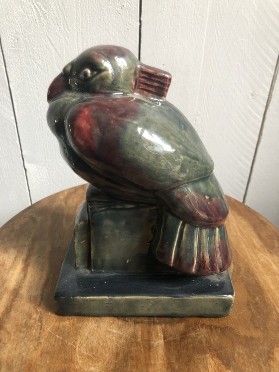 Image 1 of Keramischer Vogel, unsigniert, Zeitraum Jan Schonk