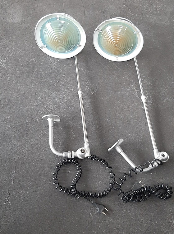 Image 1 of 2x Ferdinand Solere Metallstablampe