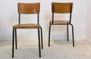 Dutch Design Industrielle Stühle aus Sperrholz