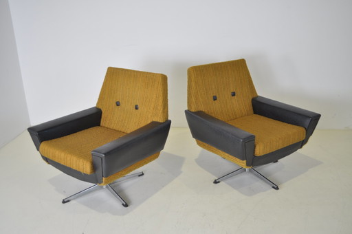 2x Vintage Drehstühle