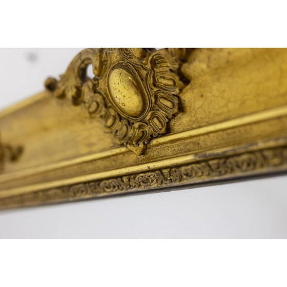 Image 1 of Vintage Trumeau aus Holz und vergoldetem Stuck