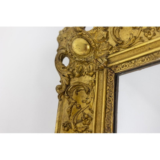 Image 1 of Vintage Trumeau aus Holz und vergoldetem Stuck