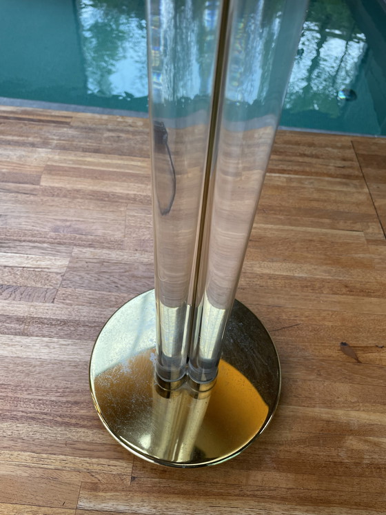 Image 1 of Vintage Tischlampe aus Acryl