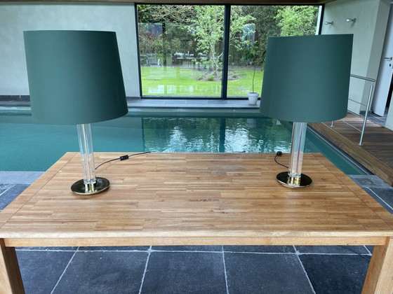 Image 1 of Vintage Tischlampe aus Acryl