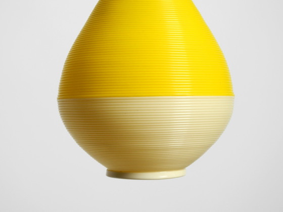 Image 1 of Schöne Original große 1960er Heifetz Rotaflex Pendelleuchte in Tropfenform