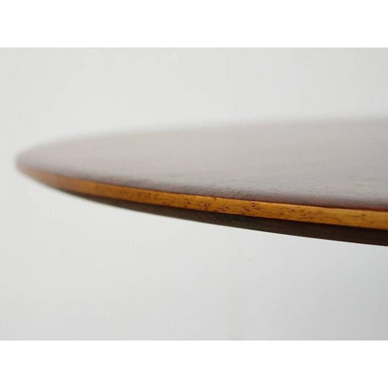 Image 1 of Vintage Tisch Nussbaum Eisen Messing von Borsani Osvaldo für Tecno Italien 1954