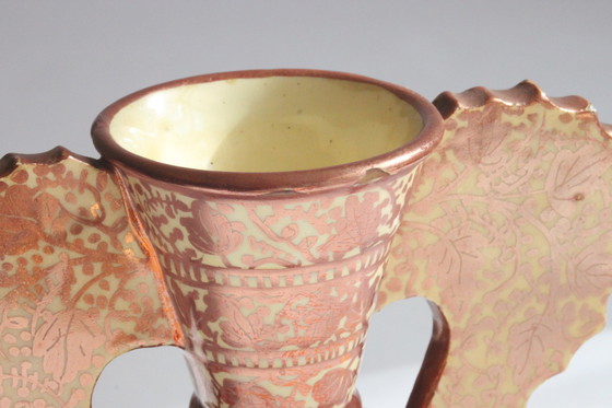 Image 1 of Hispano-Moreske neoklassizistische Kupfer-Lüster-Vasen, 19.