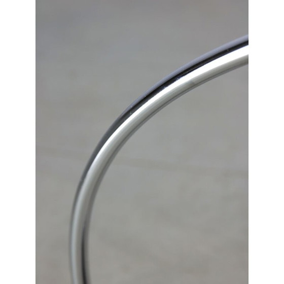 Image 1 of Schwarze und verchromte Arc Tischlampe von Meblo, 1980er