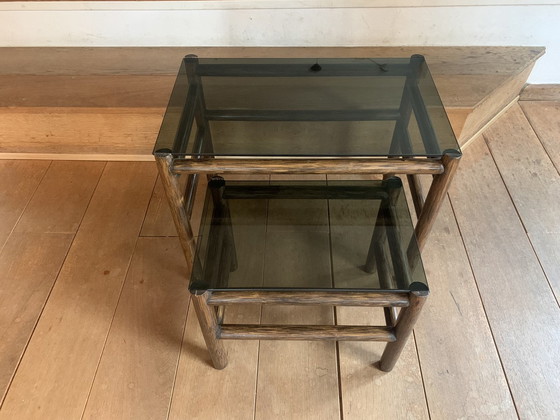 Image 1 of Vintage Couchtisch mit Beistelltischen