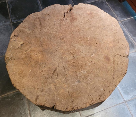 Image 1 of Schöne Dreibeinige Billot Von Handwerker Sehr Dekorativ