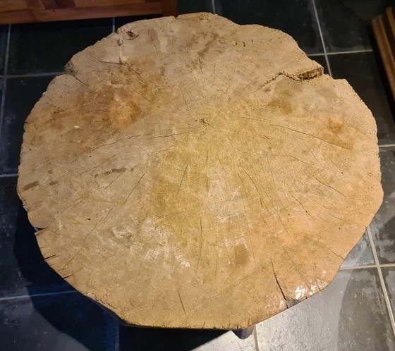 Image 1 of Schöne Dreibeinige Billot Von Handwerker Sehr Dekorativ