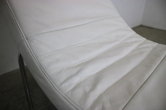 Image 1 of Rolf Benz680 Echtleder Weiß Relax Liege Sessel 3X Verstellbar