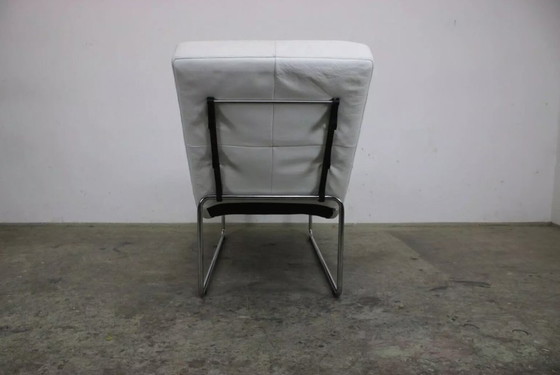 Image 1 of Rolf Benz680 Echtleder Weiß Relax Liege Sessel 3X Verstellbar