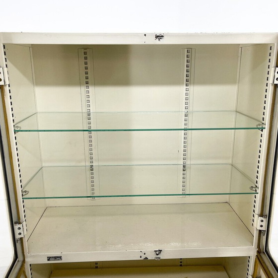 Image 1 of Vitrine aus Metall und Glas von Smrečina Oz Pukavec, Tschechoslowakei 1950er Jahre