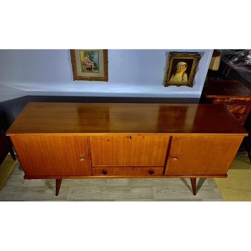 Skandinavisches Sideboard aus Teakholz, 1960er Jahre