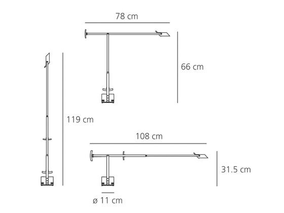 Image 1 of Tischleuchte Tizio 50 alte Originalversion