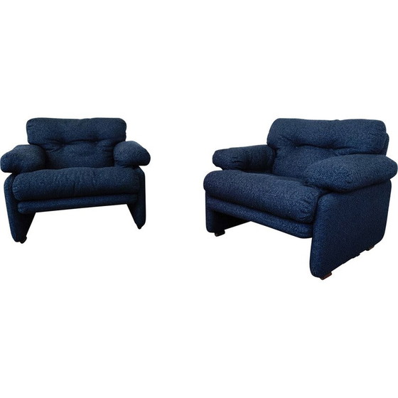 Image 1 of Paar Coronado-Sessel von Tobia und Afra Scarpa für B and B Italia, 1960er Jahre