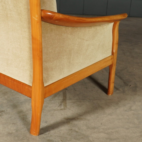 Image 1 of Dreisitziges Sofa aus der Mitte des Jahrhunderts - Velours - 1960er Jahre