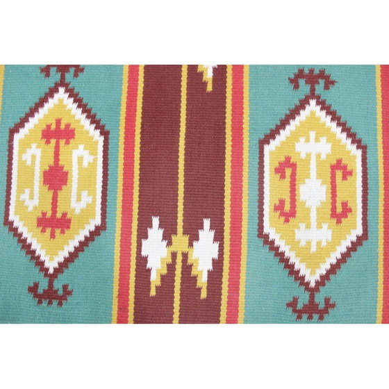 Image 1 of Mehrfarbiger Teppich, Tschechoslowakei 1970